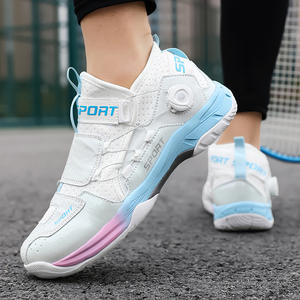 Новые кроссовки с вращающейся пряжкой и сетчатым верхом для мужчин и женщин, для парных соревнований и тренировок по бадминтону - Product Image 4