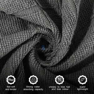 Masthome4Pcsマイクロファイバークリーニングクロスセット強力な吸水性食器洗浄タオルマイクロファイバーキッチンクリーニングラグ - Product Image 4