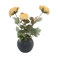 Ensemble de plantes artificielles créatives en pot Tizen, décoration d'intérieur, remise de diplôme, fête des mères, moderne, imperméable