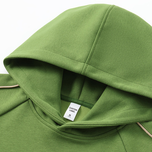 เสื้อฮู้ดแร็กแลนแบบยูนิเซ็กซ์ หนัก 380 GSM ผ้าฝ้าย 61.9% โพลีเอสเตอร์ 38.1% สกรีนโลโก้ได้ ทรงโอเวอร์ไซส์ คุณภาพสูง สไตล์สตรีทแวร์ - Product Image 2