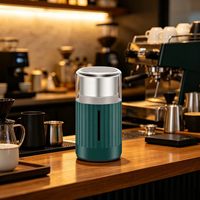 Machine à café électrique portable en acier inoxydable avec moulin intégré