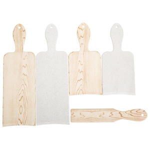 Planche de coiffure en paille de blé à grain de bois, réutilisable, outil de mélange de couleurs pour salon, taille moyenne et grande - Product Image 1