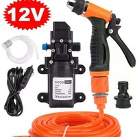 Pistolet à eau électrique portable haute pression 12V pour lavage de voiture, usage domestique, transfrontalier