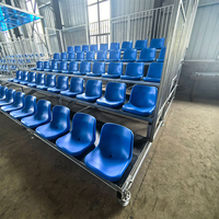 Gradins mobiles en acier pour stades, tribunes d'événements extérieurs, sièges de stade
