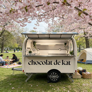 Camión de Comida Eléctrico 2026 en Oferta, Cocina Móvil Conducible para Helados, Hamburguesas, Barbacoa, Postres y Servicio de Bebidas - Product Image 1