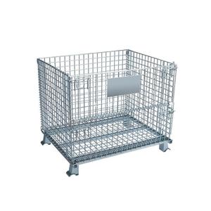 Diseño de logotipo personalizado para jaulas plegables de almacenamiento, jaulas de mariposa con marco de hierro, jaulas logísticas de almacenamiento de empuje - Product Image 5