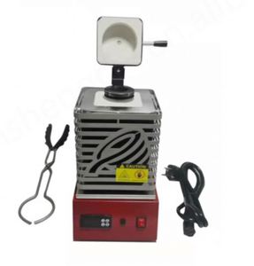 Horno de arco de malla dorada pequeño para fundir cobre, hierro y joyería con componente de motor, 220V/110V, 1 año de garantía - Product Image 2