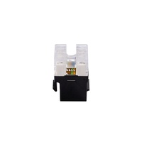 Prise Keystone RJ45 Cat6 UTP sans outil à 180 degrés avec gestion des câbles pour plaque murale et panneau de brassage