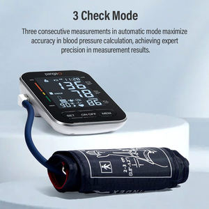 Esfigmomanómetro electrónico, máquina <span class=keywords><strong>Bp</strong></span> para la parte superior del brazo, aparato médico <span class=keywords><strong>Bp</strong></span>, <span class=keywords><strong>Monitor</strong></span> digital de presión arterial alta - Product Image 4