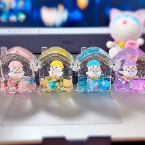 Custom Mini Floating liquido portachiavi in lega e resina acrilica coppetta olio artigianale con <span class=keywords><strong>Bubble</strong></span> Ball Star Design - Product Image 3