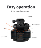 ZIFON YT-2000 Trépied Stabilisateur Smart Face Tracking Caméra Téléphone Stand avec Télécommande électrique motorisé rotatif