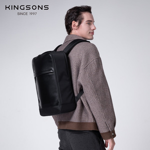 Kingsons Business <b>Backpack</b> 20-35L <b>Waterproof</b> Minimalist Design Men's Commuter Bag - Product Image 3