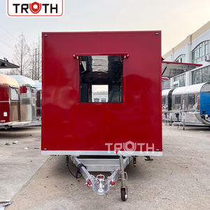 Food Truck Commercial Mobile de Restauration Rapide avec Cuisine Complète en Acier Inoxydable, <span class=keywords><strong>Remorque</strong></span> de Vente de Pizza et Café Personnalisée – Neuf - Product Image 4