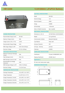 5000ディープサイクルリポ12v200ahロケットバッテリーソーラー電気ボート屋外ソーラーシステム用 - Product Image 5