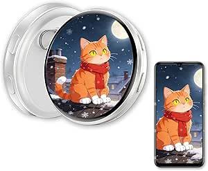 Modern Stylish Electronic Badge 1.85inch Clear HD Display AI Smart Pin Bluetooth Upload Long Battery Wearable Backpack Pendant - Product Image 1