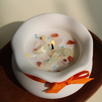 Coffret Cadeau Décoration Maison Bougie Parfumée en Cire de Soja Aromathérapie Pot en Verre de Luxe Étiquette Privée Personnalisée Coffret Cadeau Fêtes Diwali Vente en Gros