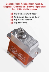 CYS-S3108 <span class=keywords><strong>9G</strong></span> Mô-men Xoắn Siêu Nhỏ 3.5Kg <span class=keywords><strong>Servo</strong></span> Vỏ Nhôm Kỹ Thuật Số Đầy Đủ Với Cánh Tay 25T Cho Máy Bay Điều Khiển Từ Xa - Product Image 6