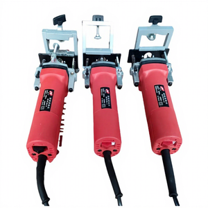 Machine de fraisage manuelle électrique pour la fabrication de drains de fenêtres en PVC, moteur à roulement, outil portable pour profilés PVC à 90 degrés pour rainures d'eau - Product Image 1