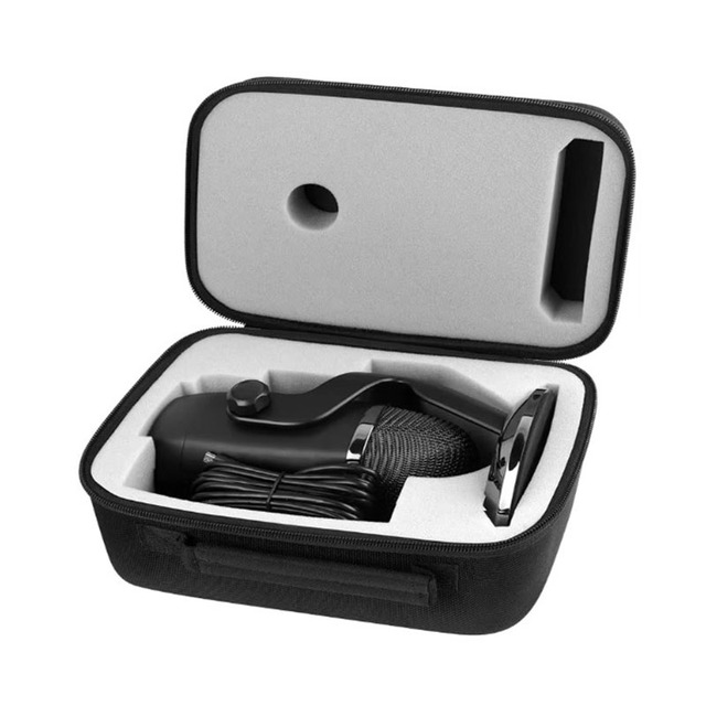 Hard Shell EVA Microphone Carrying Case Custom Cut Foam Protective Travel Bag