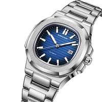Montre automatique pour homme, nouvelle, de haute qualité, lumineuse, étanche, style business, mécanique, de luxe