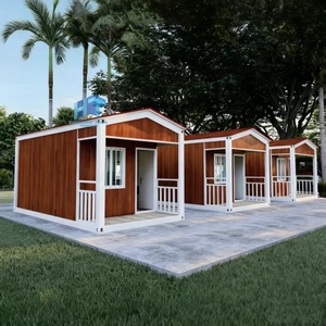 Casa Contenedor de Fábrica para Vivienda en Venta, 20ft 40ft, Oficina Modular Móvil Prefabricada, Mini Casa, Paquete Plano, Acero Resistente a la Corrosión / I - Product Image 1