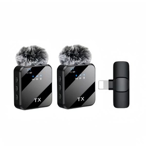F12 <b>Wireless</b> Lavalier <b>Microphone</b> 3 In 1 Noise Reduction Outdoor Live Streaming External <b>Microphone</b> - Product Image 4