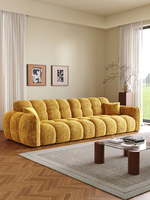 Canapé modulaire moderne en tissu chenille, canapé nuage de luxe, canapé droit pour salon