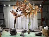 Décoration murale végétale Bagang : Plantes artificielles suspendues en plastique, fleurs ornementales pour la vente en gros