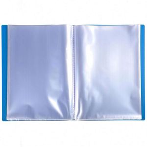 60 Pockets Plastic Presentation Book <b>Portfolio</b> <b>Folder</b> File <b>Folder</b> Clear Sleeves Protectors Display Book Document Organizer - Product Image 2