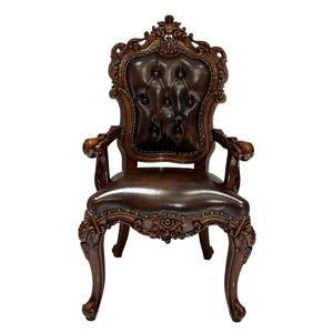 <span class=keywords><strong>Chaise</strong></span> <span class=keywords><strong>de</strong></span> loisirs en cuir <span class=keywords><strong>de</strong></span> vachette <span class=keywords><strong>de</strong></span> première couche <span class=keywords><strong>de</strong></span> style européen accoudoirs sculptés en bois massif petite table pour <span class=keywords><strong>salon</strong></span> étude salle à manger <span class=keywords><strong>chaise</strong></span> <span class=keywords><strong>de</strong></span> maison - Product Image 5
