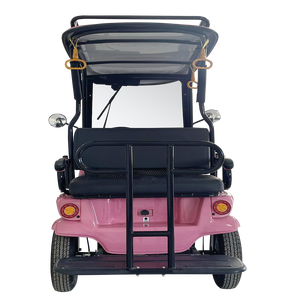 Vehículo sin permiso Q8 con cabina abierta de asientos uno al lado del otro, volante, 4WD, freno de disco, 4 plazas, mini carrito de golf de nueva energía para ocio y resort - Product Image 6