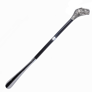 Woodenshoehorn de haute qualité hôtel chaussures de placage en métal chausse-pied cadeau d'anniversaire chausse-pied - Product Image 1
