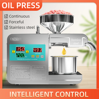 Modèle T1S petit usage domestique arachide noix de coco noix de coco noix soja tournesol cacao palme presse à huile à vis froide machine