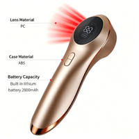 Appareil de thérapie laser portable pour chiens, double longueur d'onde 650 nm/808 nm, classe II, batterie rechargeable, écran LCD, garantie 3 ans