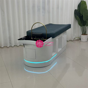 Yicheng Beauté Nouveau Design Salon De Coiffure Circulation De L'eau Tête Thérapie Chaise De Lavage Shampooing Lit à Vendre - Product Image 6