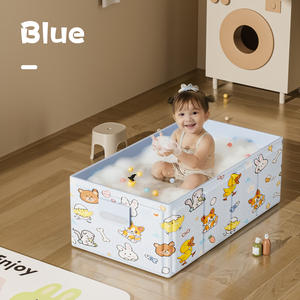 Nueva Bañera Cuadrada de PVC para Bebés, Plegable, Portátil, de Gran Capacidad, para Niños de 0 a 8 Años, Bañera de Ducha para Niñas, para Viajes - Product Image 4