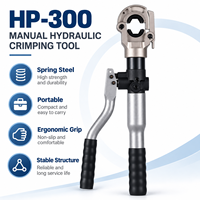 Pince à sertir hydraulique manuelle portable HP300 pour bornes en cuivre et aluminium