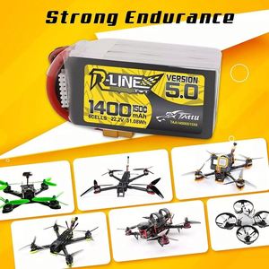 Batería LiPo TATTU R-Line Versión 5.0 V5 22.2V 1200/1400mAh 150C 6S1P ABS para RC Quadcopter, Conector XT60, FPV, Auto, Barco - Product Image 4