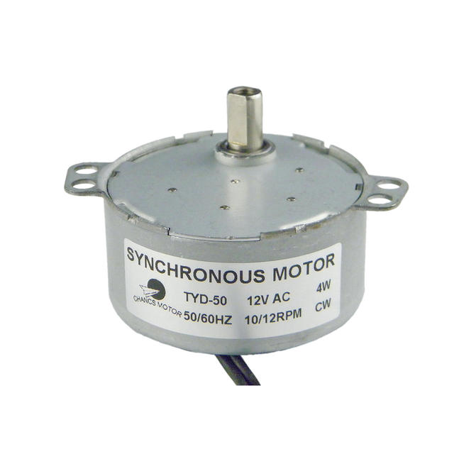 Electric Gear Motor TYD-50 12V AC 10-12RPM CW Fixed Rotation Vibration Motor