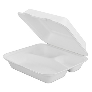 Assiettes et plateaux de service biodégradables en bagasse, design élégant pour mariages et réceptions - Product Image 1