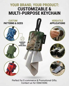 <span class=keywords><strong>2026</strong></span>年新発売 メガネ用マイクロファイバーキーホルダー/カスタムロゴ入りマイクロファイバースクリーンクリーニングワイプクロス（バッグ付きキーホルダー） - Product Image 4