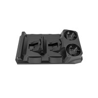 Base de Carga para Controladores de PS4 PS MOVE VR, Estación de Carga con Cable, Base de Carga Cuádruple, Accesorio para Cargar