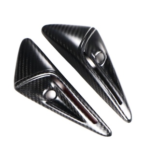 Phụ Kiện Xe Khô Bất Carbon Fiber Fender Trims Phụ Tùng Xe Hơi Side Máy Ảnh Đầy Đủ Nhà Ở Bao Gồm Bất Carbon 2 Pcs Xe Cho Tesla - Product Image 1