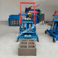 Vente promotionnelle machine électrique creuse de fabrication de blocs vibrants 6 pouces 9 trous machine creuse de ponte en briques