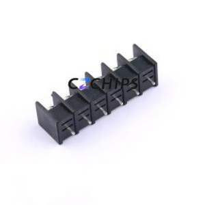 ZX-DG10-9.5-6P Barrier Terminal Block Through hole Component (THT),P=9.5mm Connector - Product Image 2