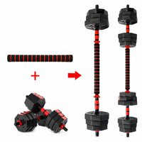 Haltères octogonaux métalliques personnalisés en usine, en fonte noire, réglables, 10, 20, 25, 30, 40 KG, pour la remise en forme à domicile
