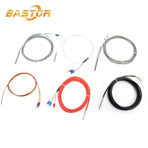 3 wire industrial stainless steel probe thermocouple temperature rtd sensor PT100