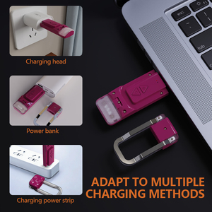 Anti-Glare Eye Care USB Rechargeable Mini LED Book Reading <b>Light</b> Portable Bookmark Adjustable Brightness Foldable Home Bedroom - Product Image 2