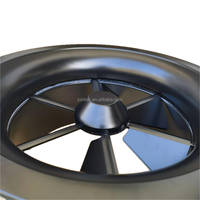 Diffuseur d'air rond noir pour le chauffage et la climatisation