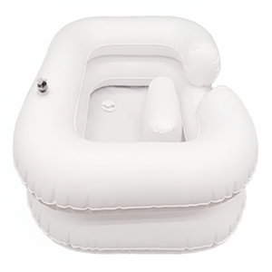 Lavabo Portátil Profesional para Lavar el Cabello, Color Blanco, con Terapia de Circulación de Agua para el Cabello y Almacenamiento de Agua de 60L - Product Image 1